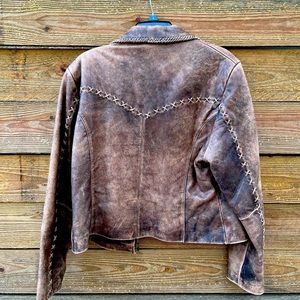 Cripple creek leather jacket
